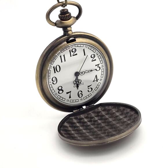 Fantasy Train Portal Pocket Watch – Personalized Magic Platform Design Vintage - Picture 7 of 11